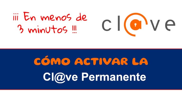 activar mi contraseña en el sistema clave permanente