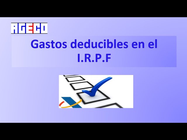 agente comercial autonomo gastos deducibles