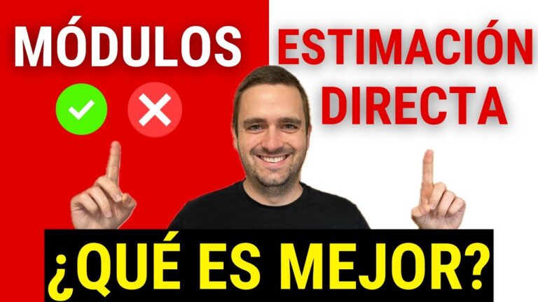 autonomo modulos o estimacion directa