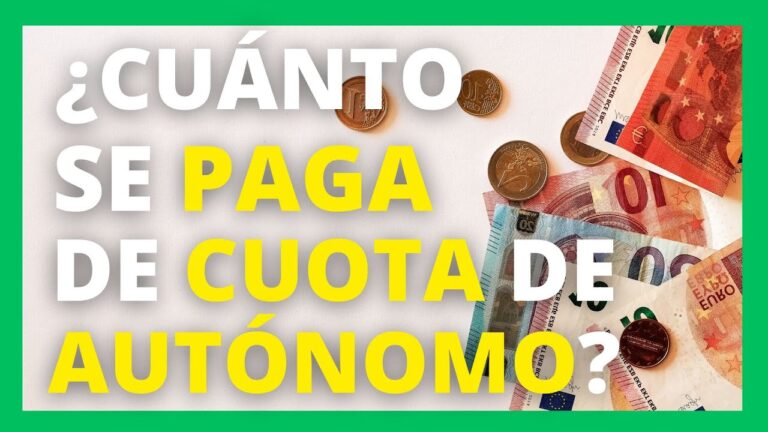 cada cuanto se paga la cuota de autonomo