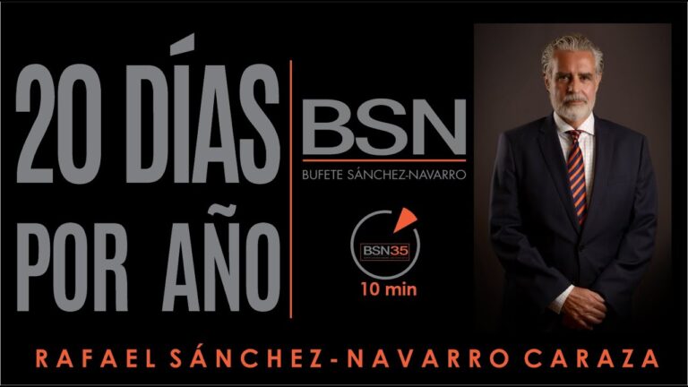 calcular finiquito 20 dias por año trabajado