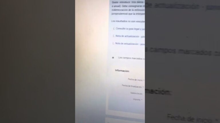 cálculo de indemnización por despido después de un erte