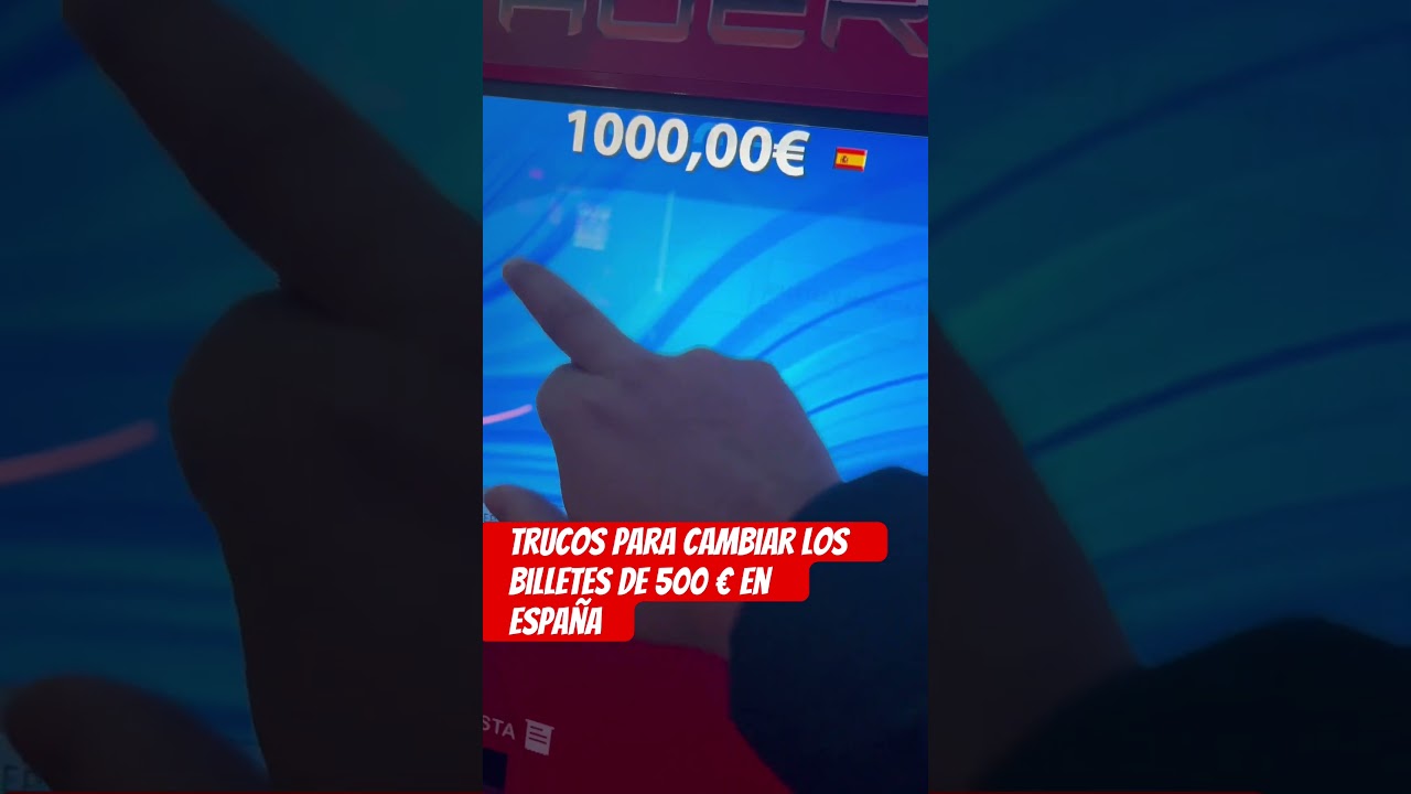 cambiar billetes de 500 euros en banco de españa