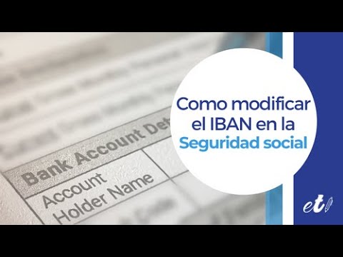 cambio numero de cuenta seguridad social autonomo