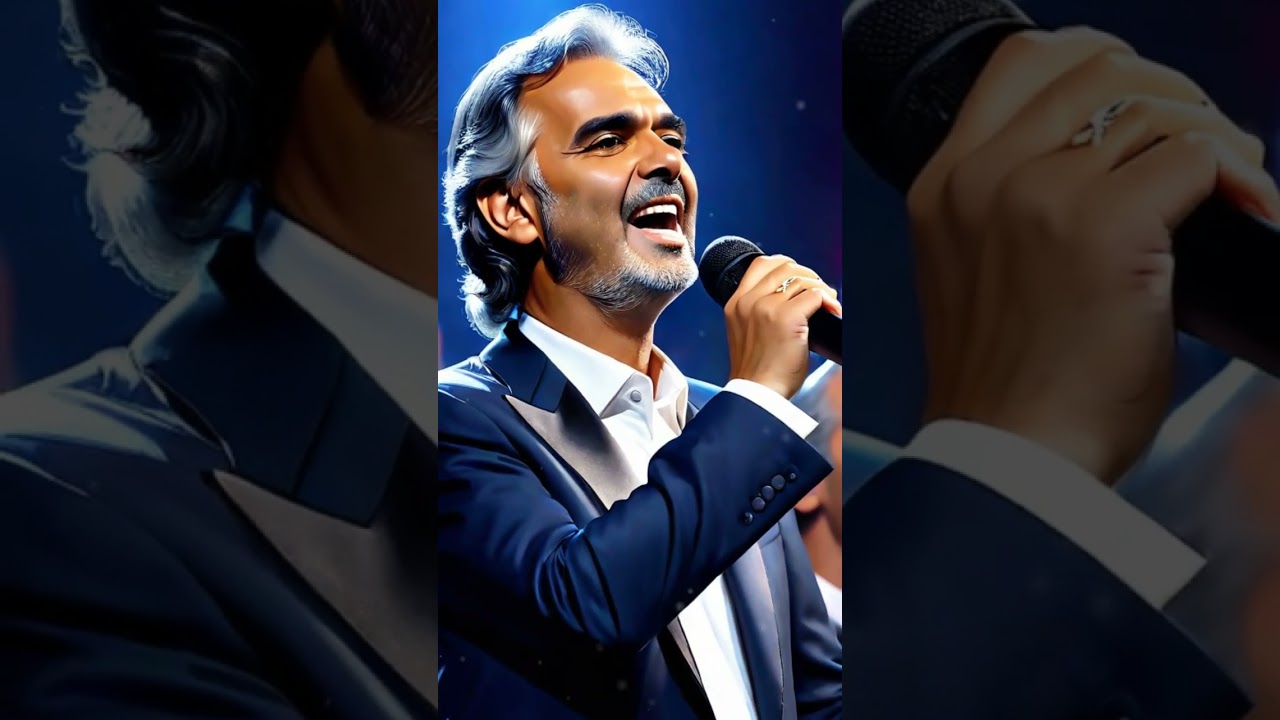 cantante de opera italiano que padece de ceguera