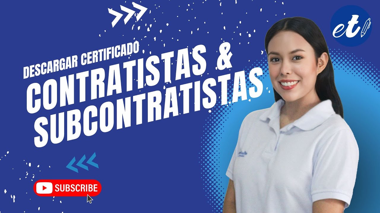 certificado de contratistas y subcontratistas de la agencia tributaria