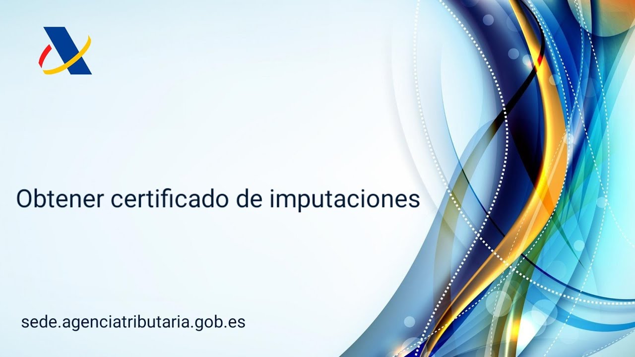 certificado de imputaciones de la aeat.