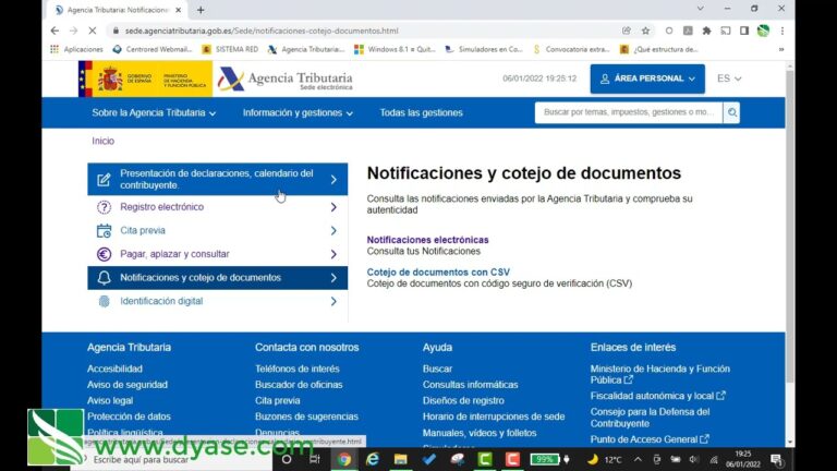 como acceder a una notificación de la agencia tributaria