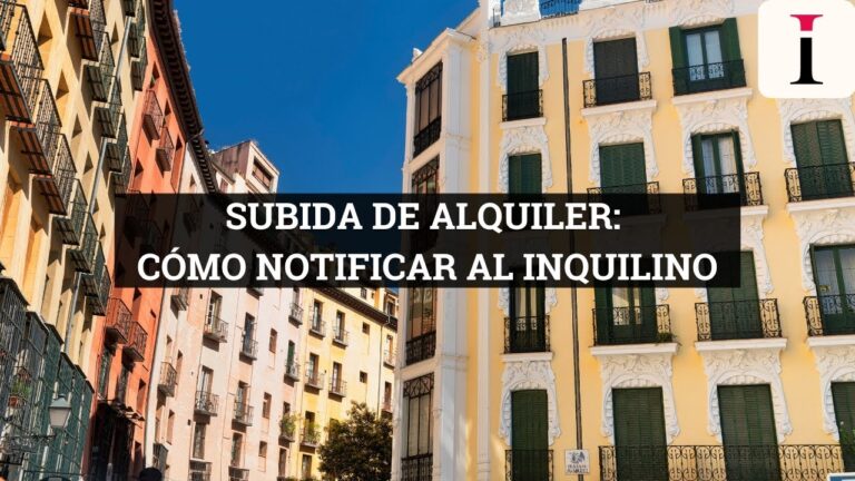 como avisar al inquilino de la subida del alquiler