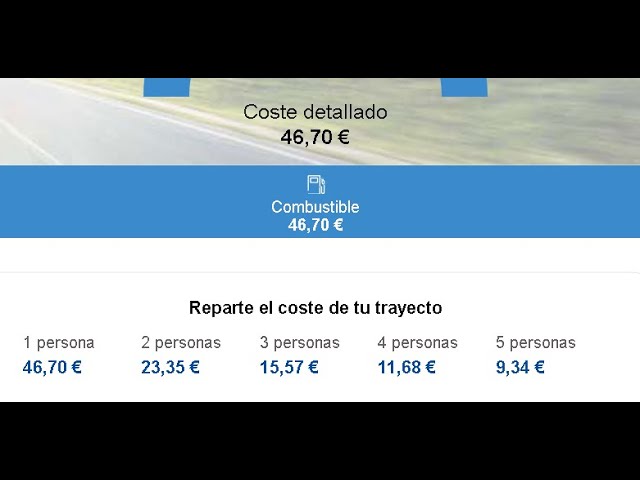 como calcular cuanta gasolina gasto en un viaje