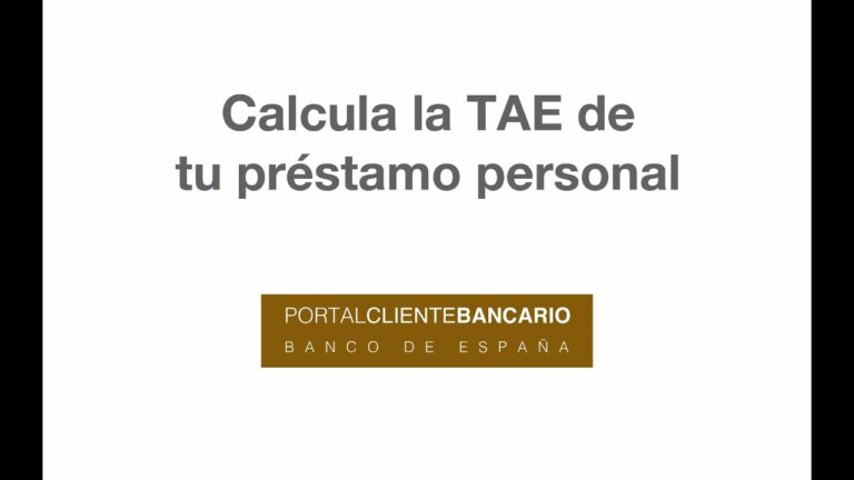 como calcular el tae de una financiacion