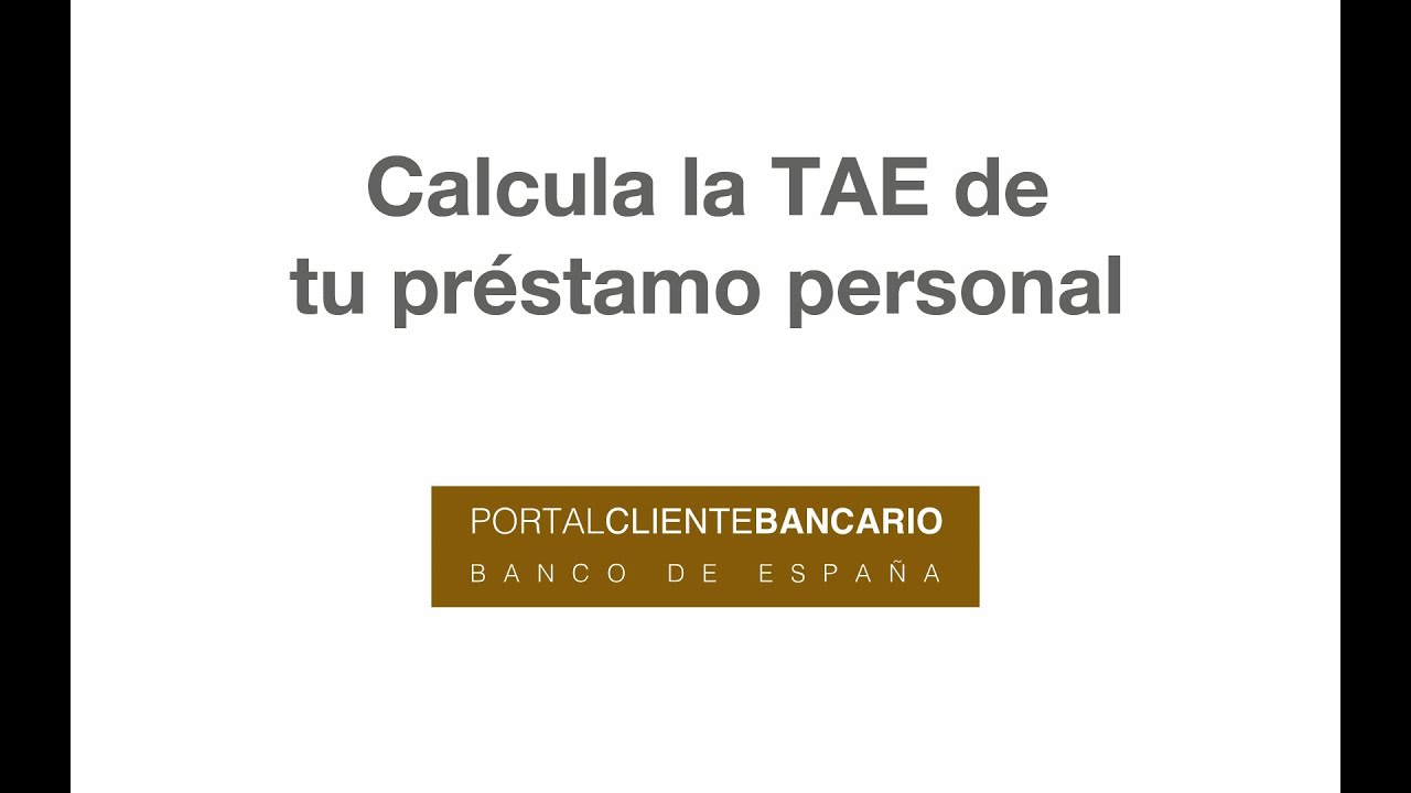 como calcular el tae de una financiacion