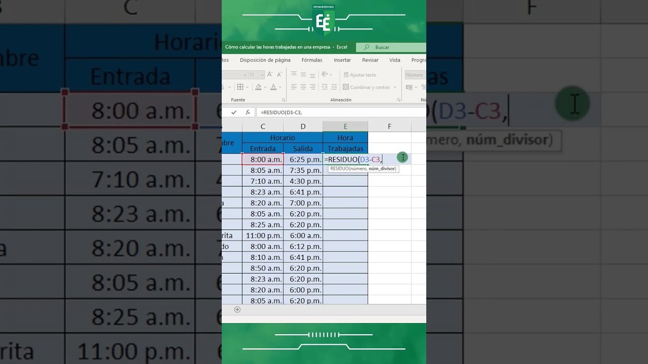 como calcular las horas trabajadas al año