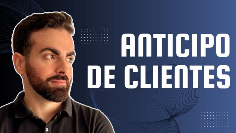 como contabilizar anticipo de clientes