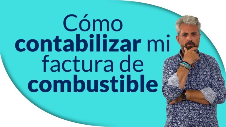 como contabilizar las facturas de gasolina con bonificacion