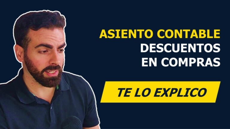 como contabilizar un descuento en factura de compra