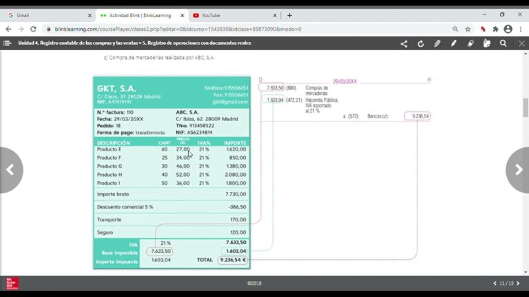 como contabilizar una factura de compra de china