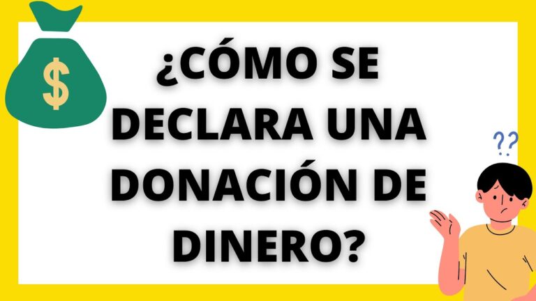 como declarar una donacion de dinero en la renta