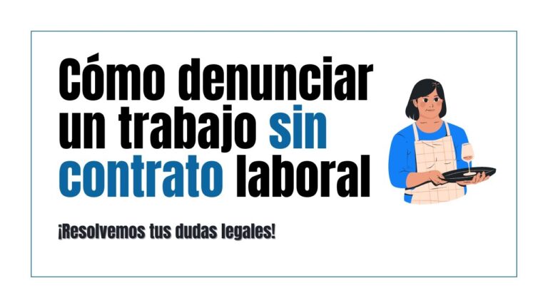 como denunciar a un bar por tener trabajadores sin contrato