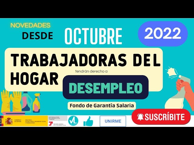 como empleada de hogar tengo derecho a paro