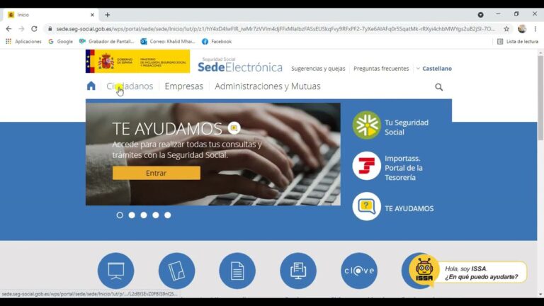como enviar un documento a la seguridad social