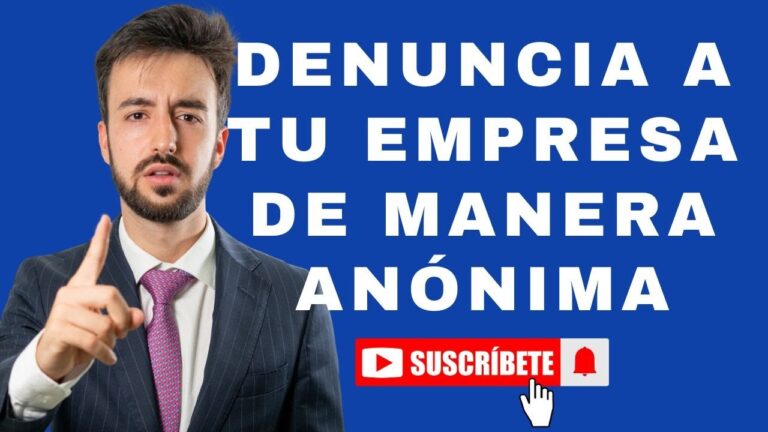 como enviar una inspeccion de trabajo anonima