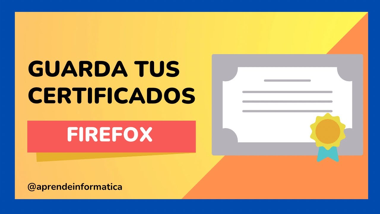 como exportar certificado digital de firefox a chrome