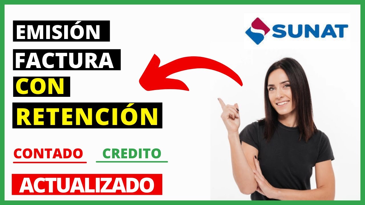 como hacer una factura con retencion