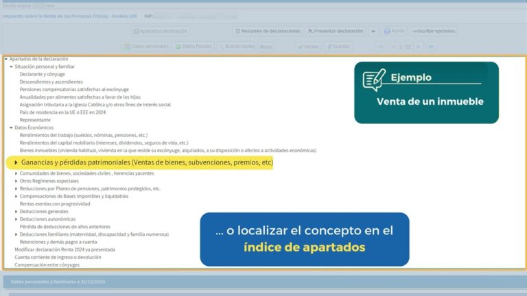 como incorporar datos no incorporados renta