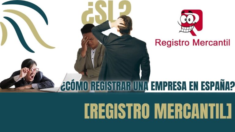 como inscribir una empresa en el registro mercantil