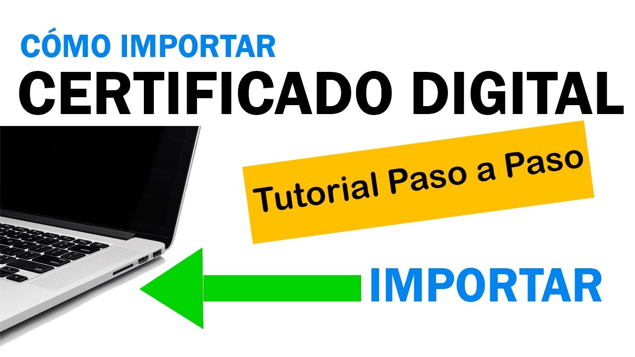 como instalar certificado digital desde usb
