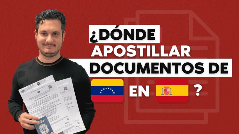 como legalizar un documento venezolano en españa