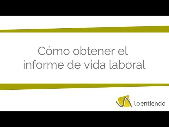 como obtener tu vida laboral de forma inmediata
