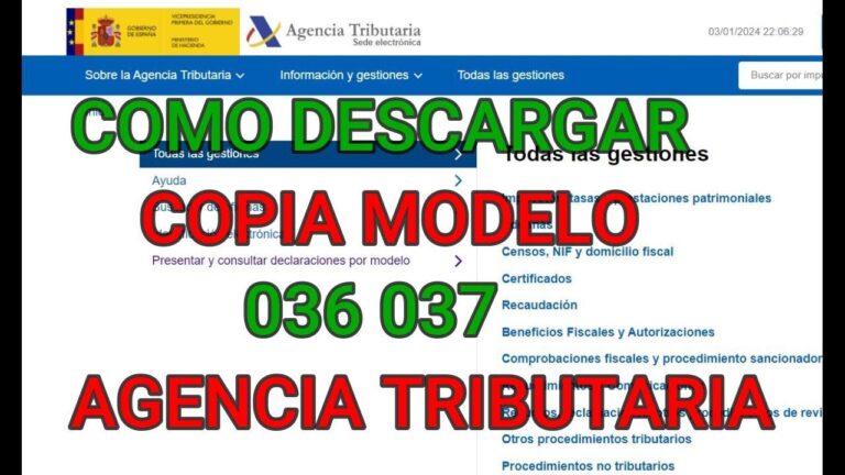 cómo obtener una copia del modelo 037