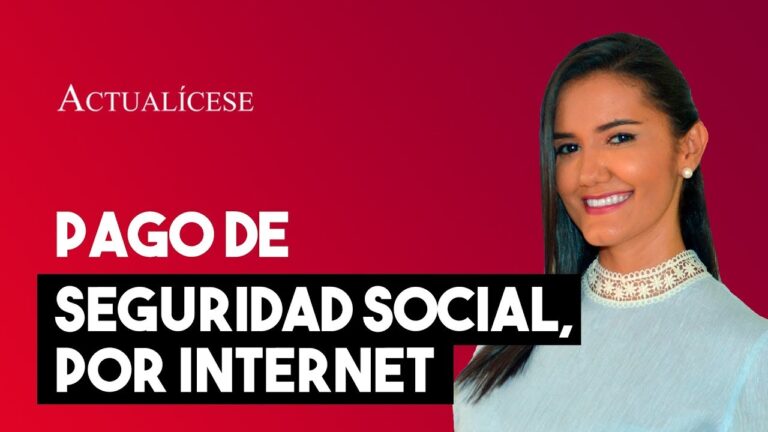 como pagar los seguros sociales por internet