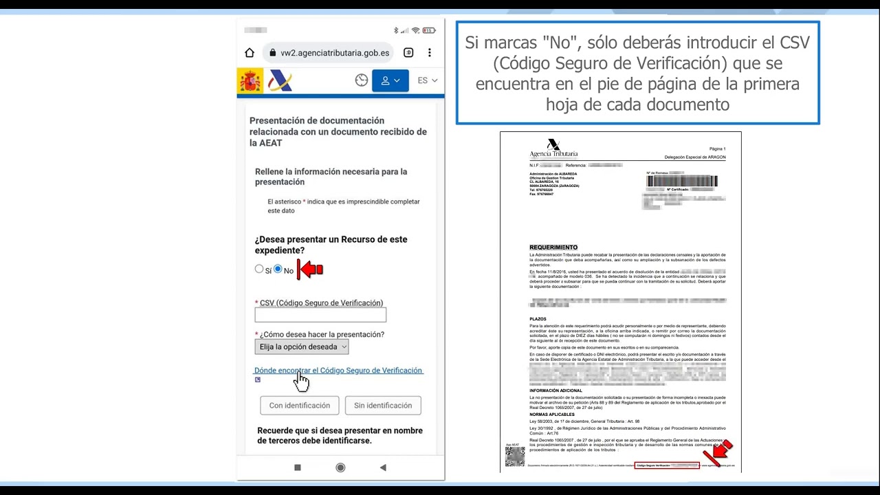 como presentar un escrito a hacienda por internet