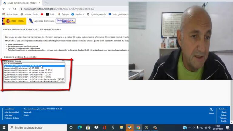 como rellenar el modelo 303 para alquiler local