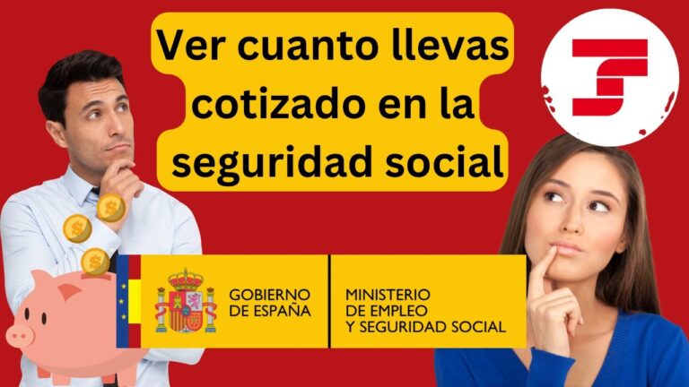 como saber cuantos años llevo cotizados a la seguridad social