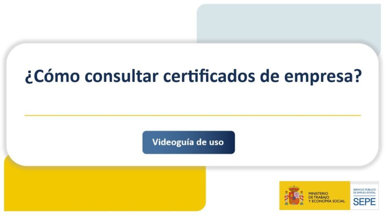 como saber si mi empresa ha mandado el certificado de empresa