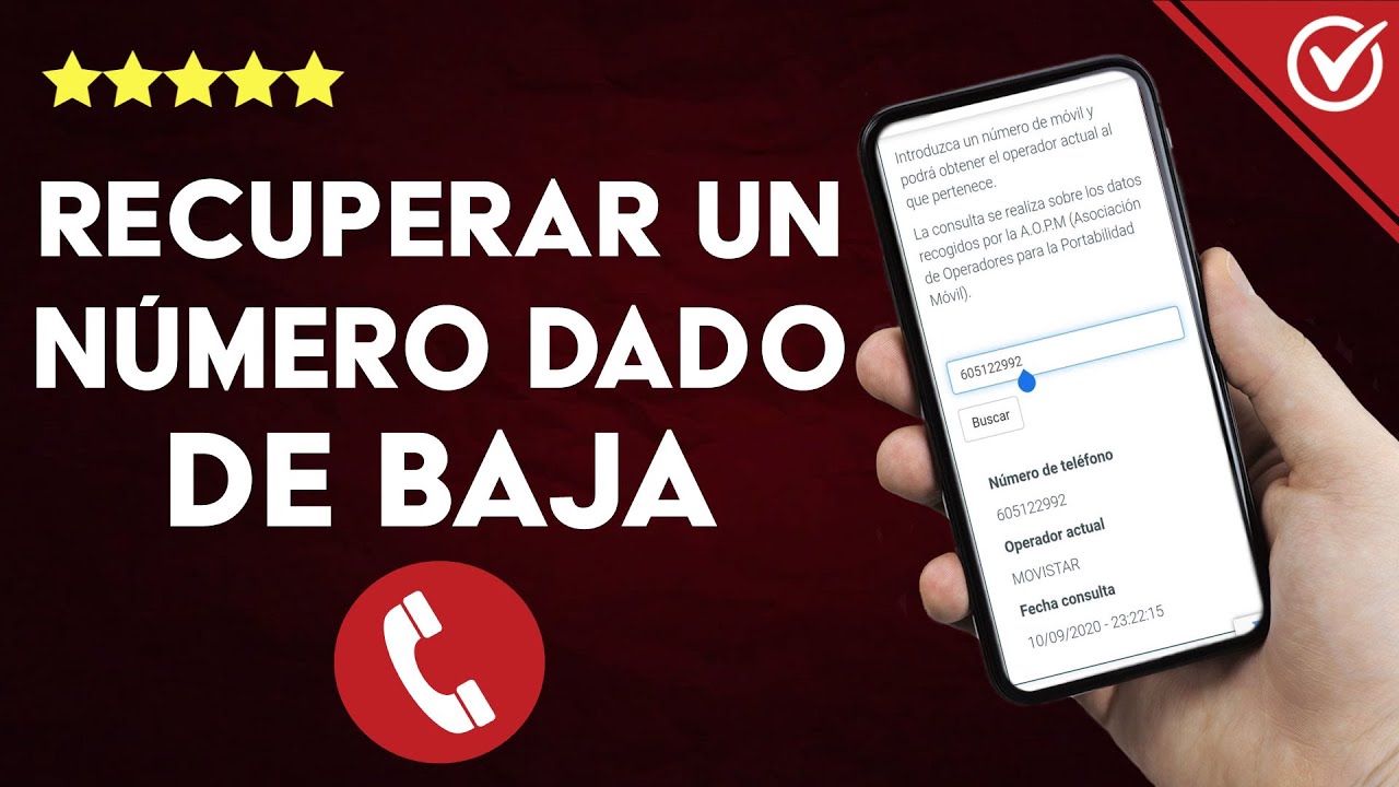como saber si un número ha sido dado de baja