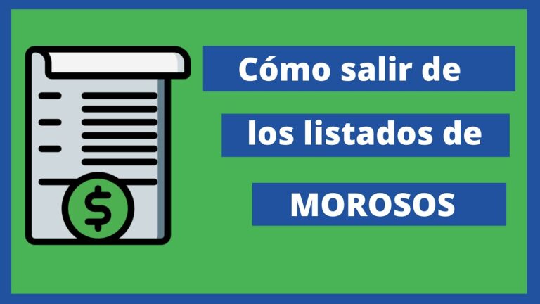 como salir del fichero de morosos sin pagar