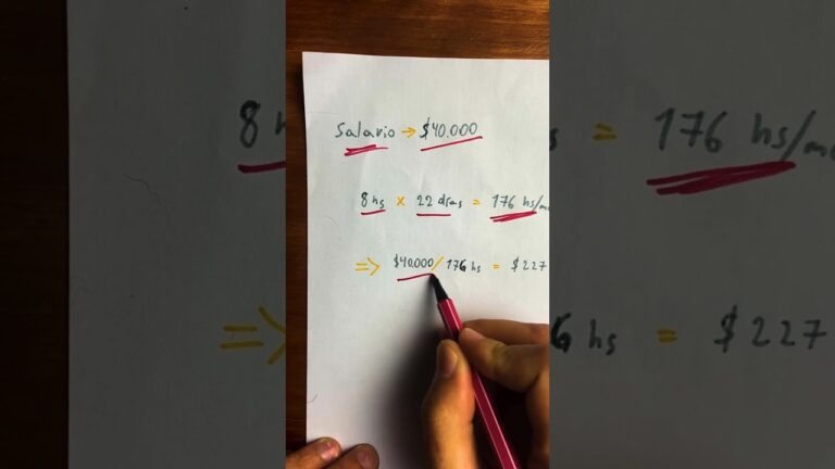 como se calcula el salario por hora