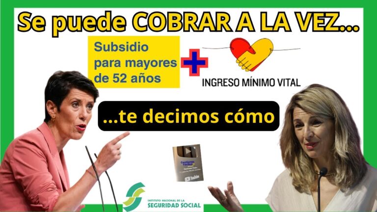 compatibilidad imv y subsidio mayores 52 años