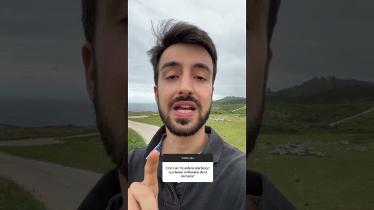 con cuanta antelacion tengo que saber mi horario de trabajo