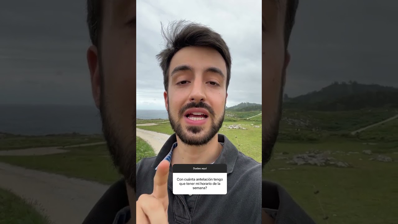 con cuanta antelacion tengo que saber mi horario de trabajo