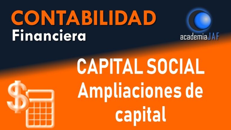 contabilizar capital social sociedad limitada