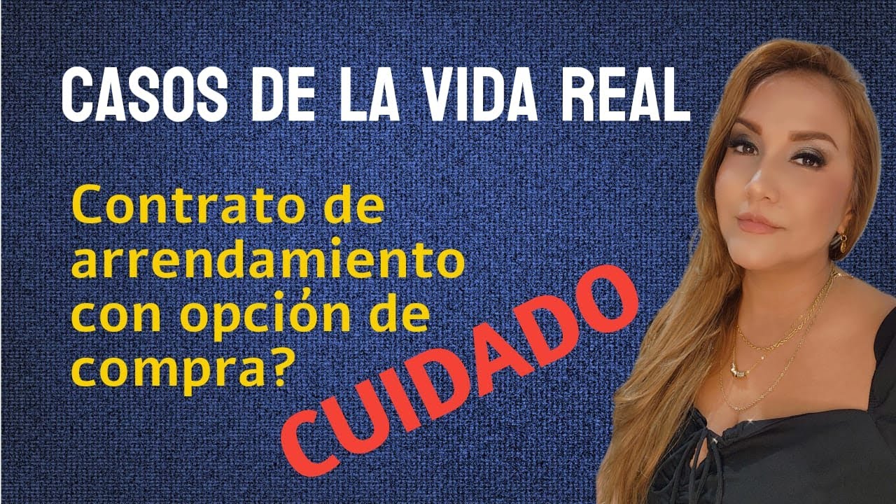 contrato de arrendamiento con opcion de compra entre particulares