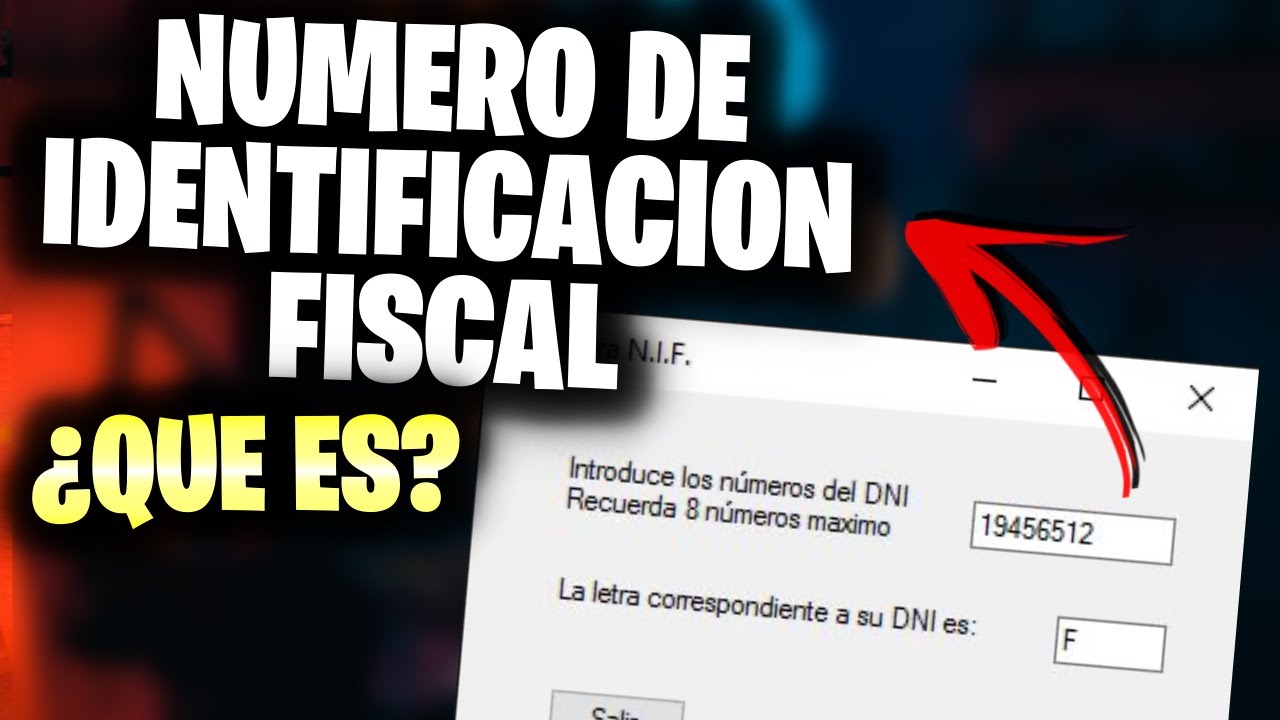 cual es el numero fiscal de una persona