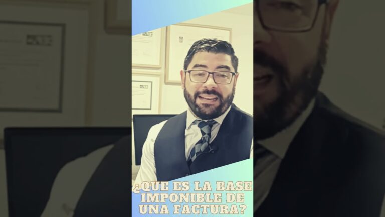 cual es la base imponible de una factura