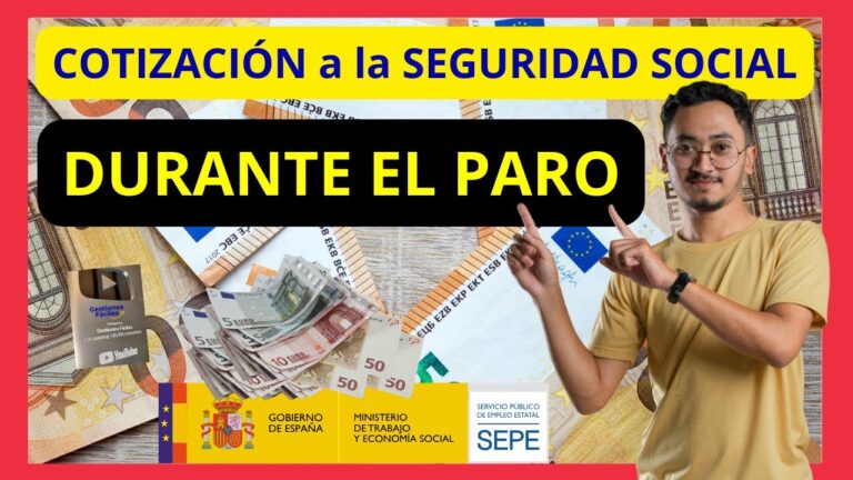 cuando estas en paro cotizas a la seguridad social